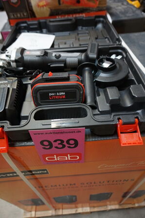 Widmann Vinkelsliber med 24V batterie 3.0Ah 