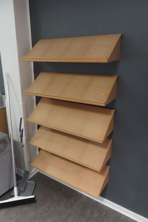 5 stk. displayhylder