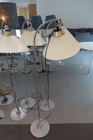 6 stk. standerlamper