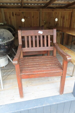 2 stk. havestole i træ