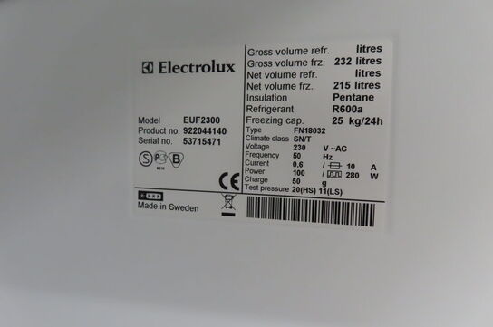 Fryseskab ELECTROLUX EUF2300