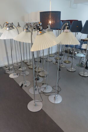 6 stk. standerlamper