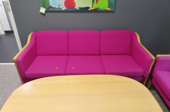 Møbelsæt 3+2 pers. sofa, stol samt bord