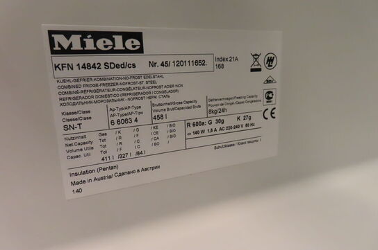 Køle/fryseskab MIELE KFN 14842