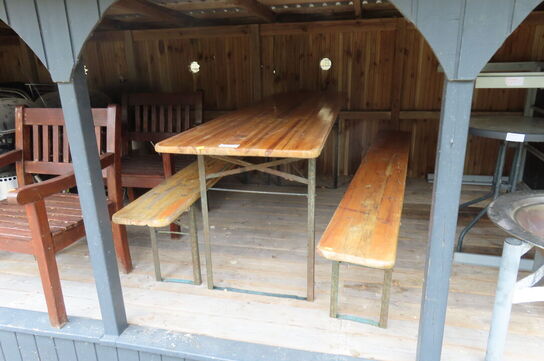 Bord/bænkesæt foldbart