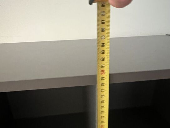 2 stk. reoler 70x35x80 cm