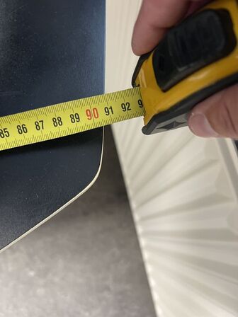 Konferencebord 400x120/90x75 cm (2 delt) - uden indhold!