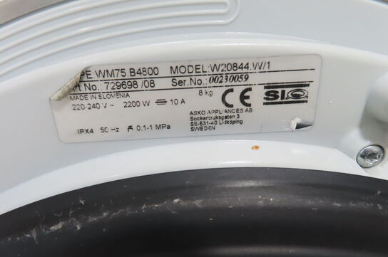 Vaskemaskine ASKO M75.B48000 / W20844.W/1