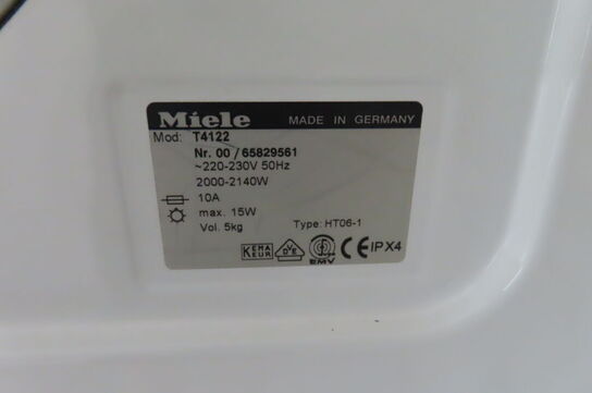 Vaskesøjle MIELE T4122 samt W507