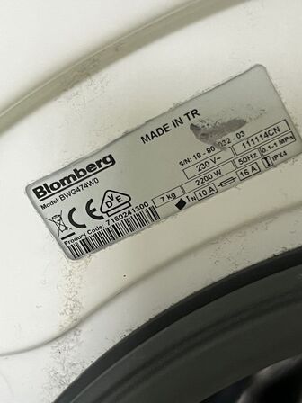 Vaskemaskine BLOMBERG BWG474W0