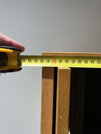 2 stk. skabe stablet 92x168x49 cm