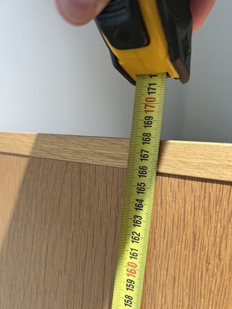 2 stk. skabe stablet 92x168x49 cm