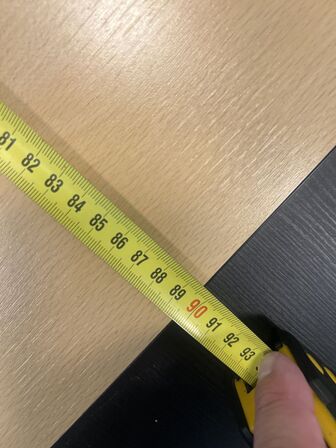 3 stk. borde SCHOU ANDERSEN 90x90x76 cm