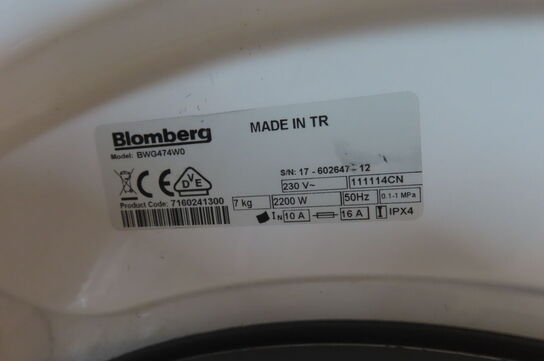 Vaskemaskine BLOMBERG BWG4740W0