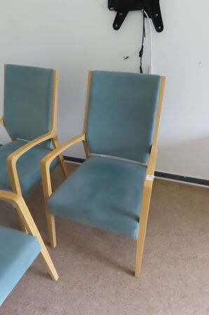 3 stk. spisebordsstole/lænestole