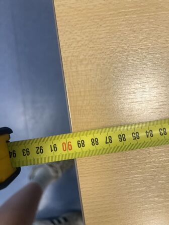 3 stk. borde SCHOU ANDERSEN 90x90x76 cm