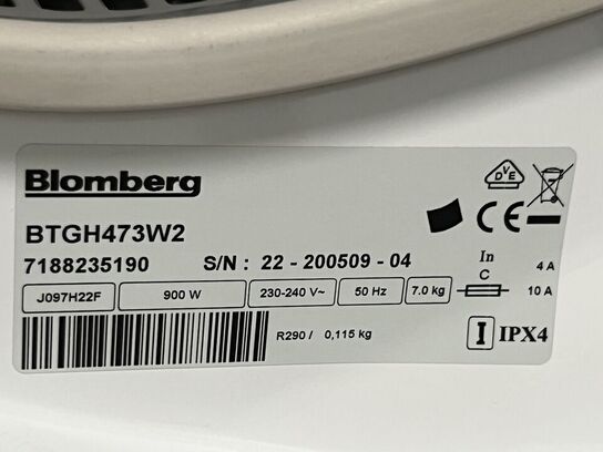 Tørretumbler BLOMBERG BTGH473W2