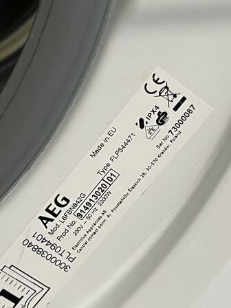 Vaskemaskine AEG L6FBN842G