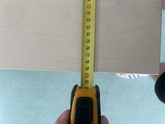 Elhæve/sænkebord 80x160 cm