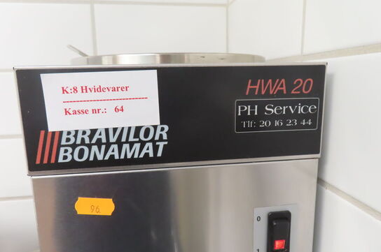 Kaffemaskine BRAVILOR BONAMAT HWA 20