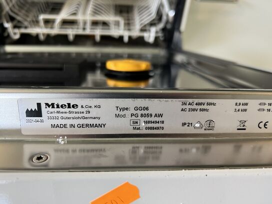 Opvaskemaskine MIELE Prof. PG 8059 AW