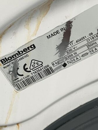 Vaskemaskine BLOMBERG BWG486W0