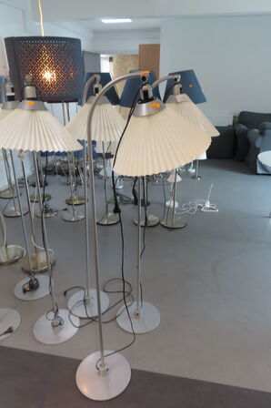 6 stk. standerlamper
