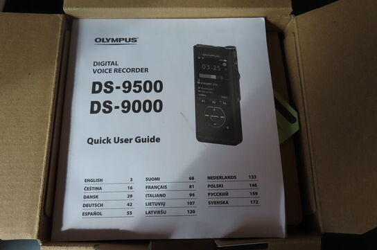 Digital optager (diktafon) OLYMPUS DS-9000