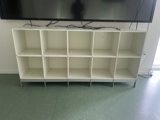 Reol på ben (2 delt) samlet mål 193x42x96 cm