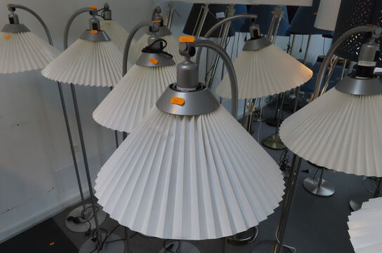 6 stk. standerlamper