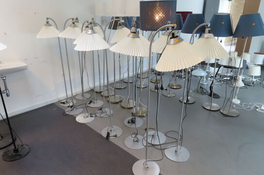 6 stk. standerlamper