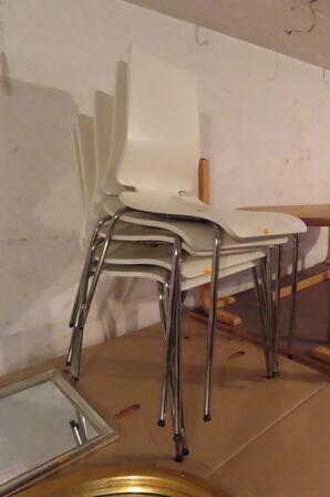 5 stk. stabelstole