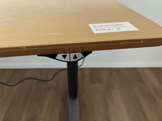 Elhæve/sænkebord 80x160 cm