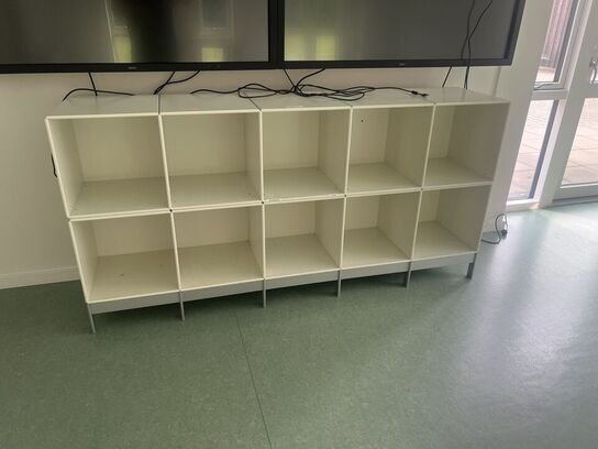 Reol på ben (2 delt) samlet mål 193x42x96 cm