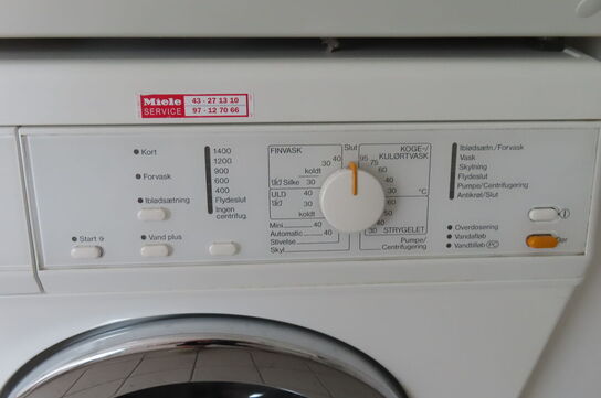 Vaskesøjle MIELE T4122 samt W507