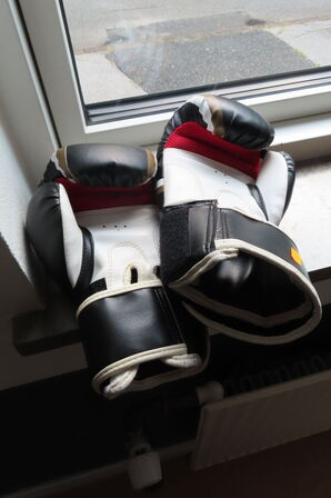 Boksepude m. handsker