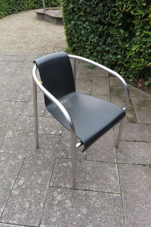 6 stk. TRIP TRAP OCEAN havestole m. tilhørende bord (betonplade)