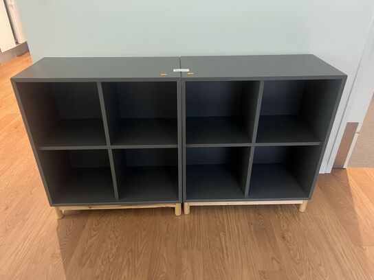 2 stk. reoler 70x35x80 cm