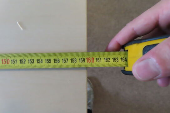 Elhæve/sænkebord 160x80cm samt skuffedarium