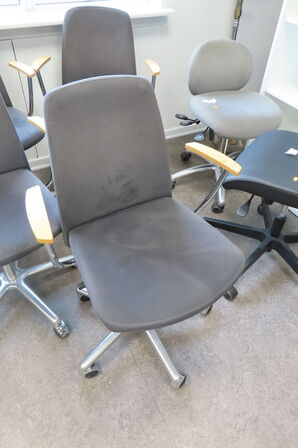 12 stk. konferencestole på hjul CUBE DESIGN