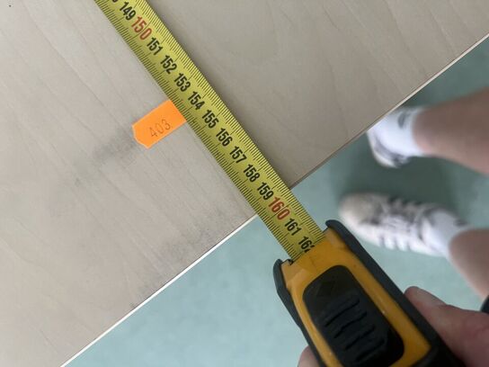 Elhæve/sænkebord 80x160 cm