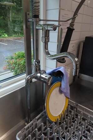 Hætteopvasker KEN inkl. arbejdsstationer på begge sider