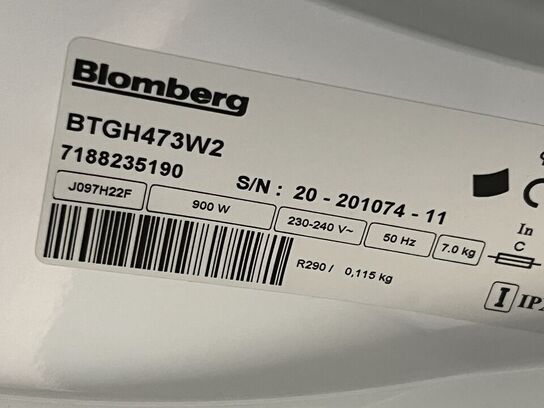 Tørretumbler BLOMBERG BTGH473W2
