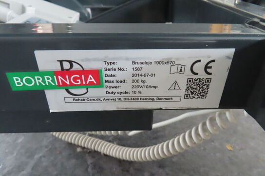 Badeleje m. hævefunktion