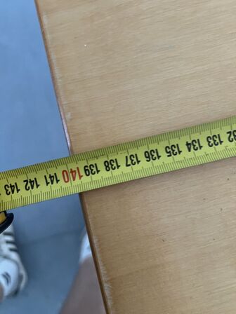 Elhæve/sænkebord 80x140 cm