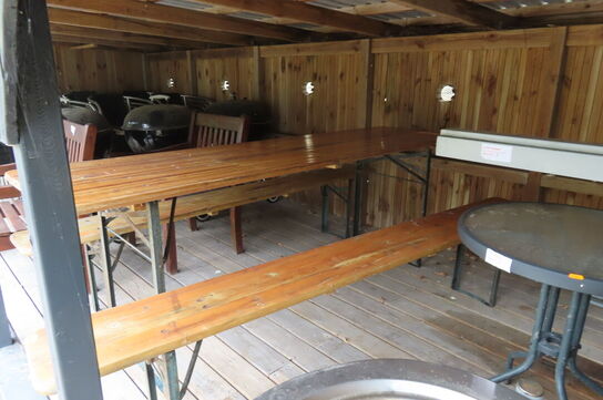 Bord/bænkesæt foldbart