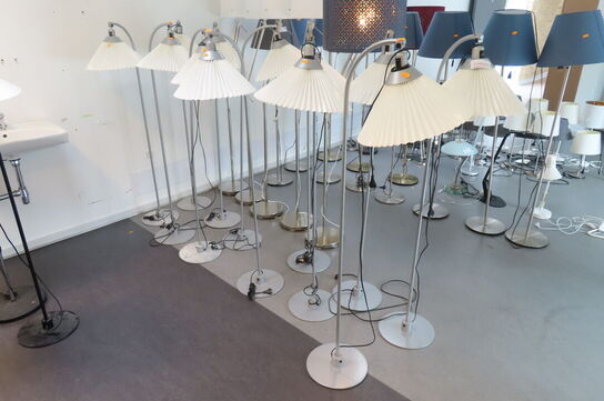 6 stk. standerlamper