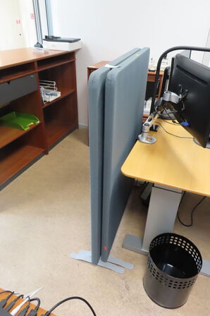 2 stk. akustikplader/skillevægge