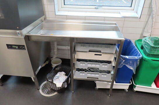 Hætteopvasker KEN inkl. arbejdsstationer på begge sider
