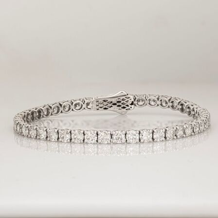 10,25 ct. naturligt diamant tennisarmbånd